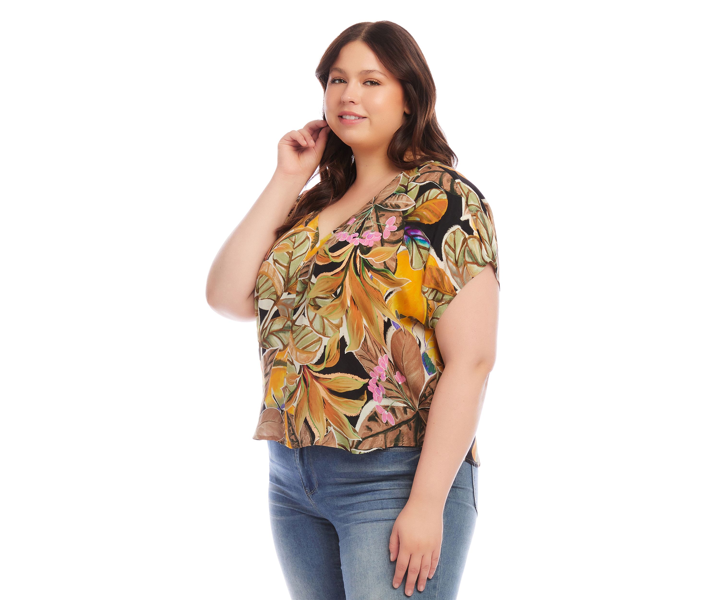 Plus Size Dolman Sleeve Top