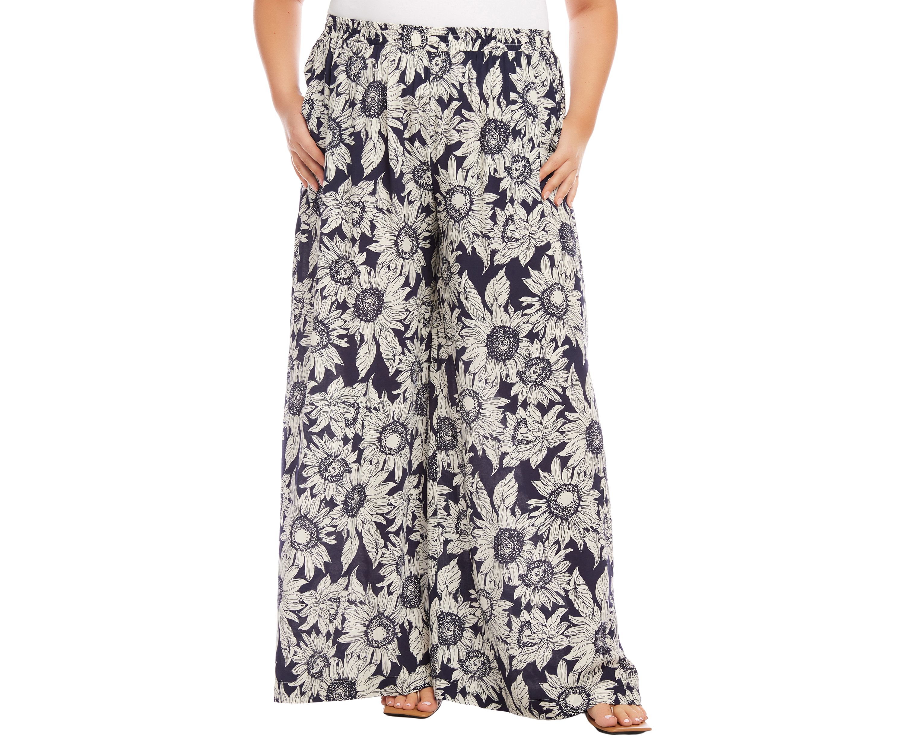 Plus Size Wide Leg Pants
