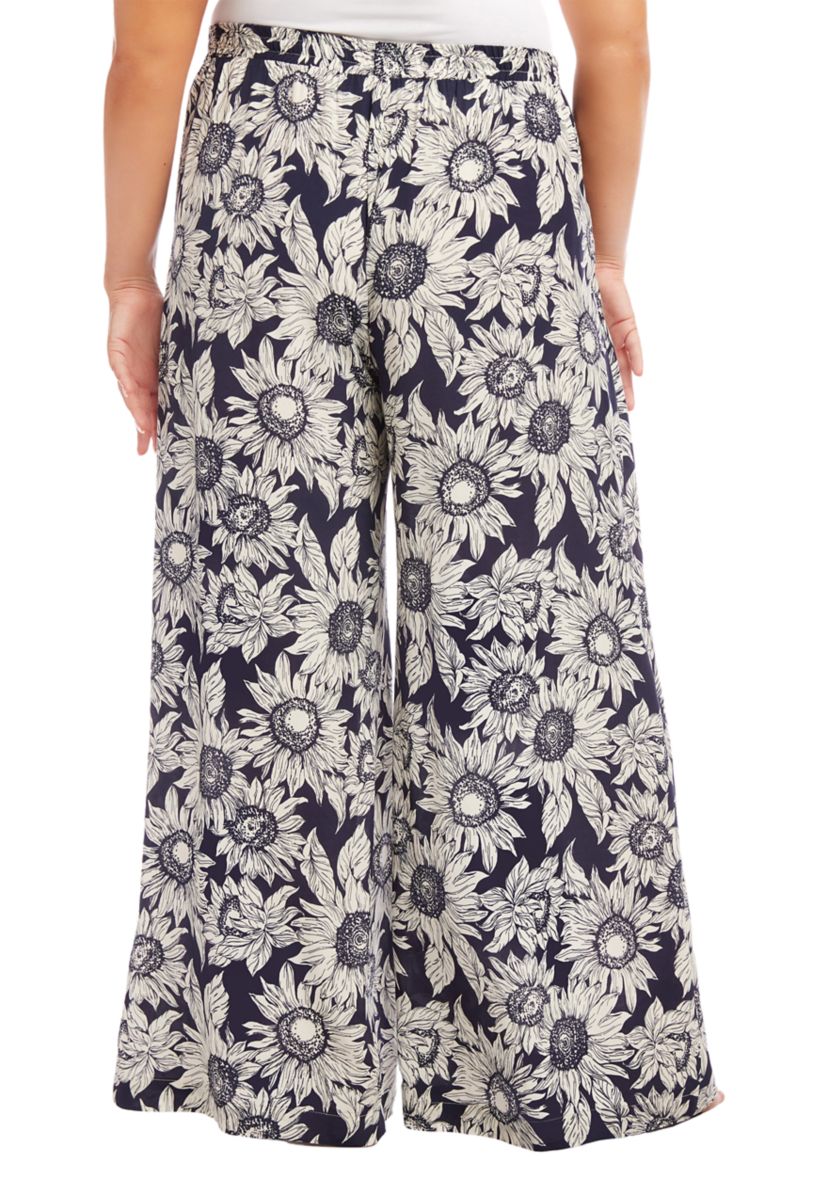 Plus Size Wide Leg Pants