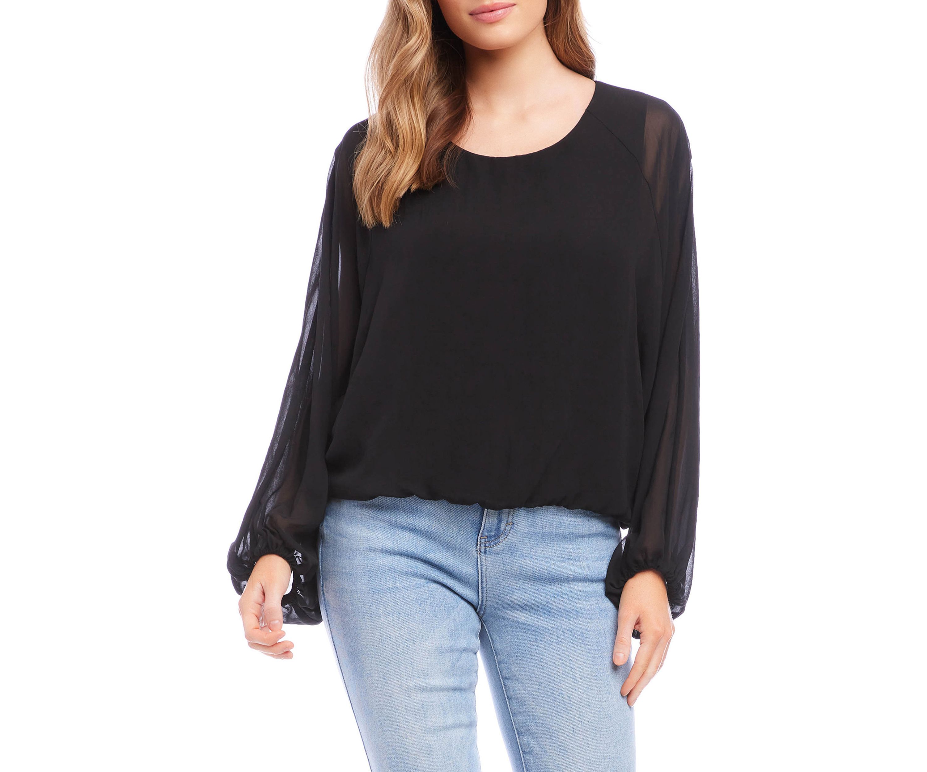 Womens Lantern Sleeve Top