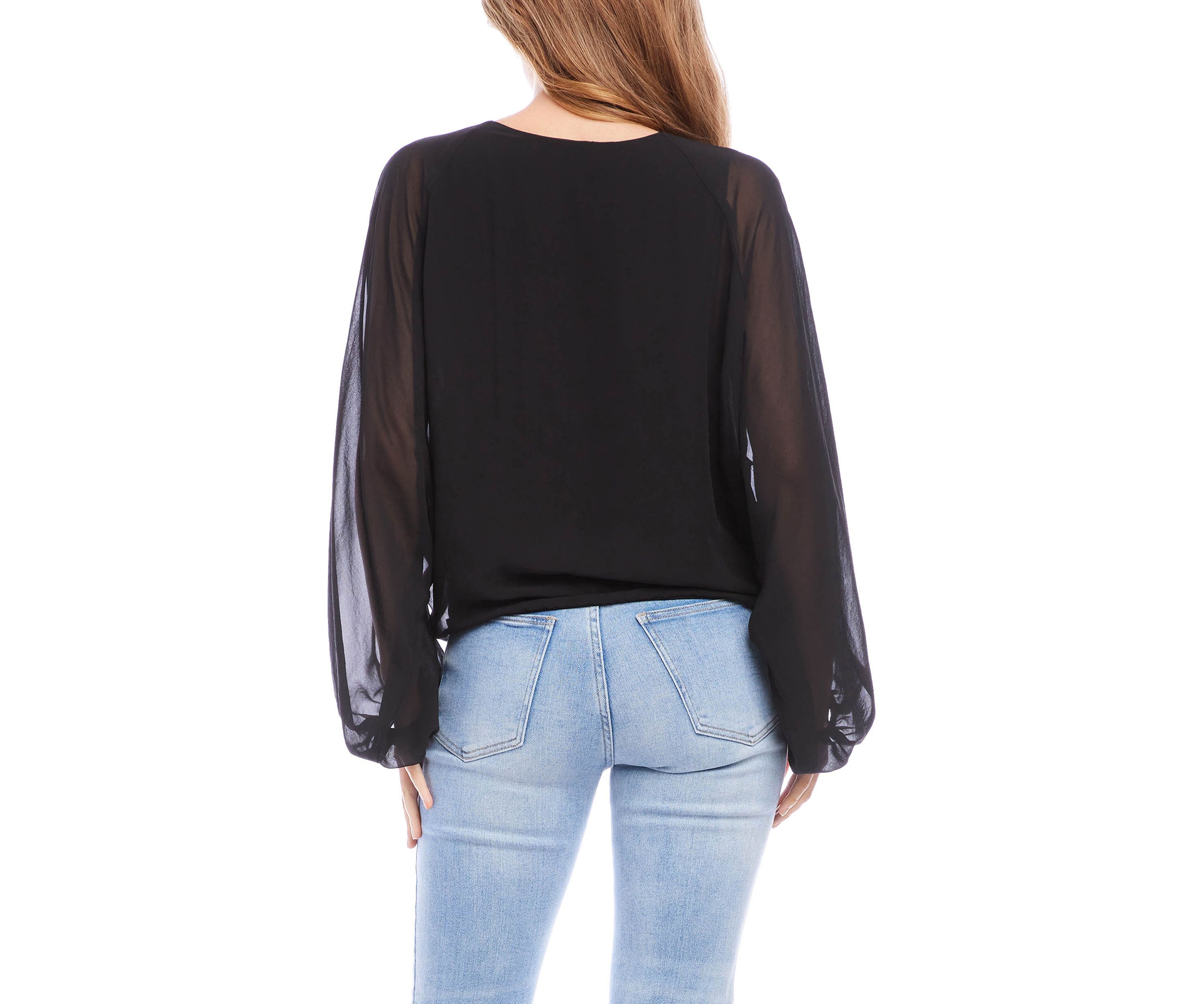 Womens Lantern Sleeve Top