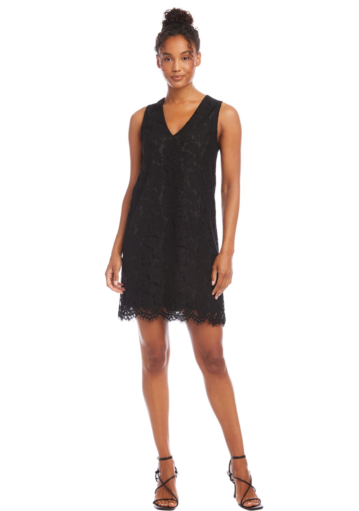 Womens Lace Shift Dress