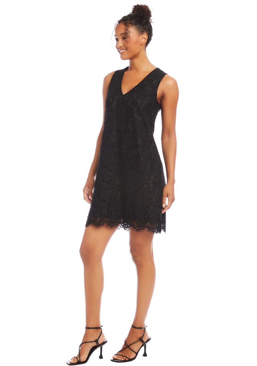 Womens Lace Shift Dress