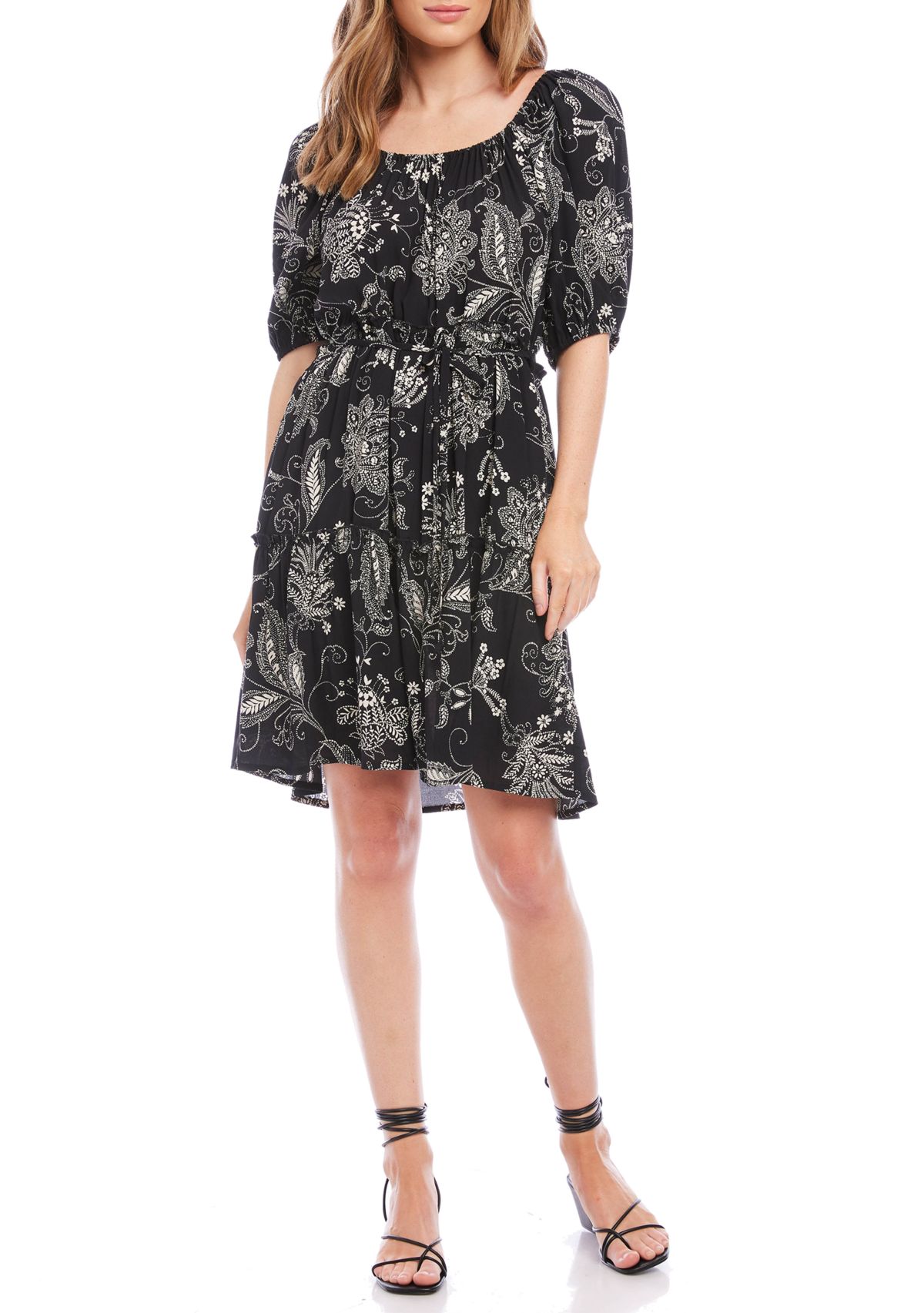 Womens Tiered Short Dress
