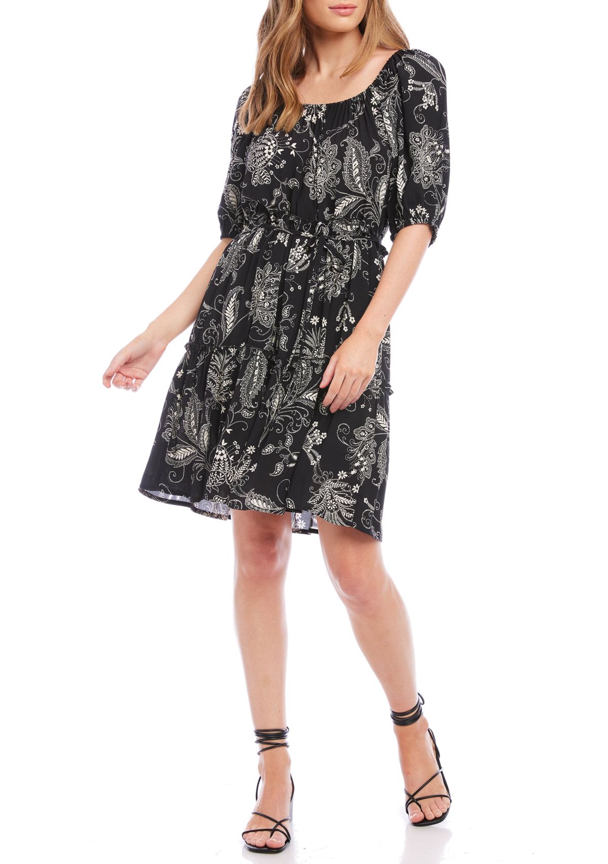 Womens Tiered Short Dress