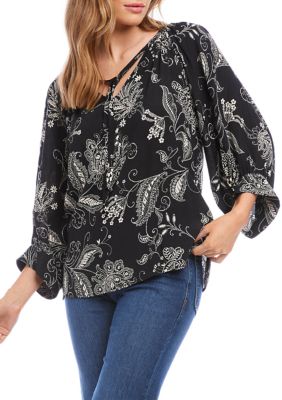 Women's Blouson Sleeve Top