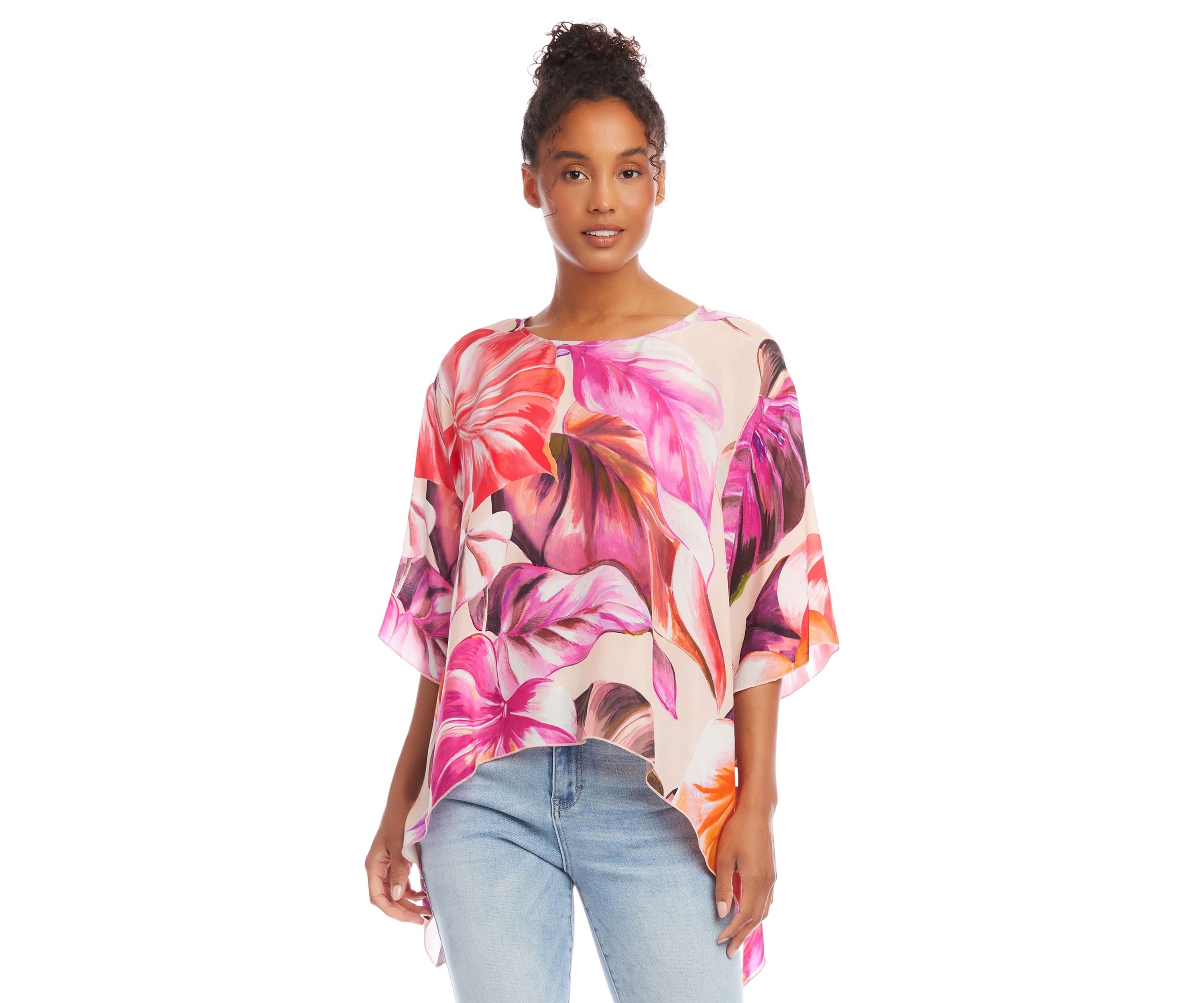 Womens Flare Hem Top