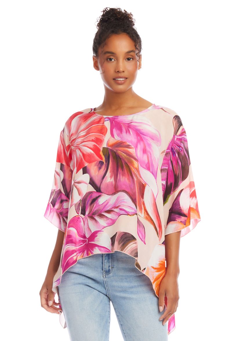 Womens Flare Hem Top