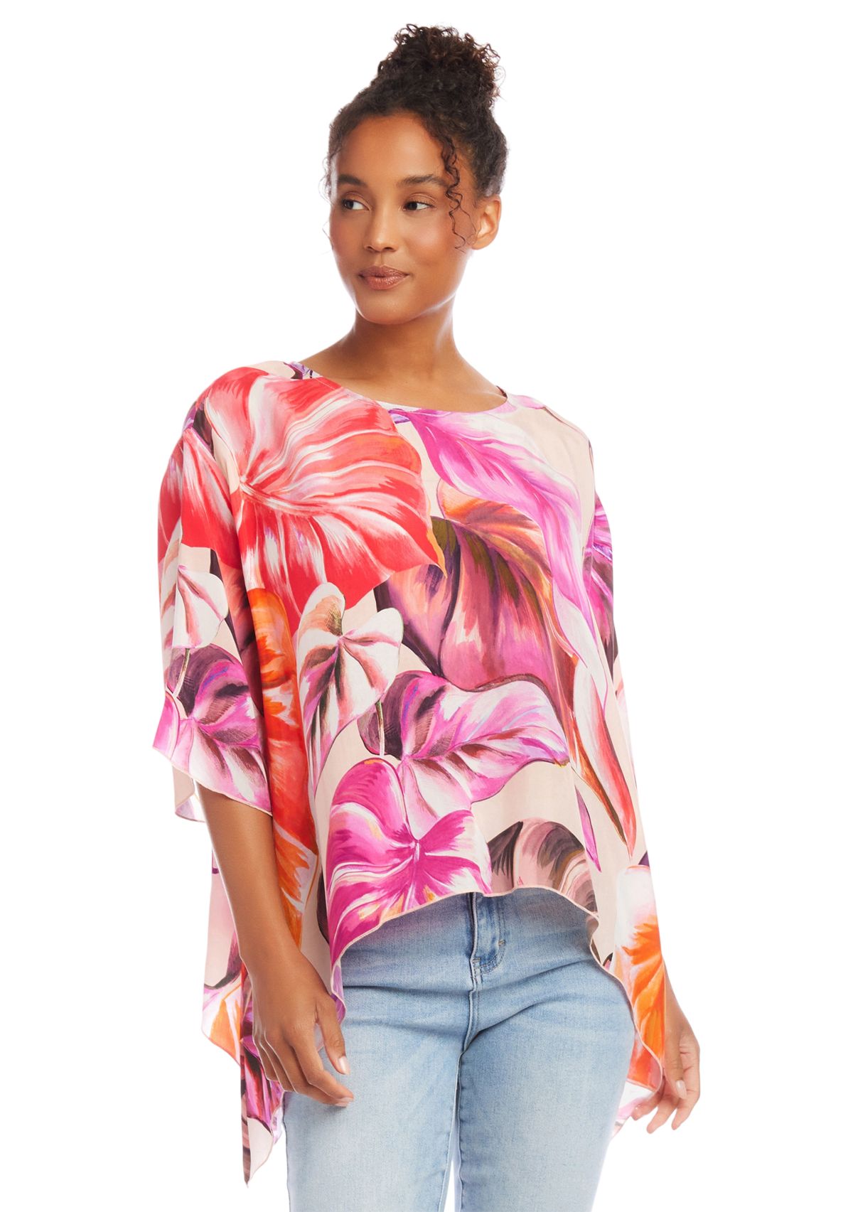 Womens Flare Hem Top