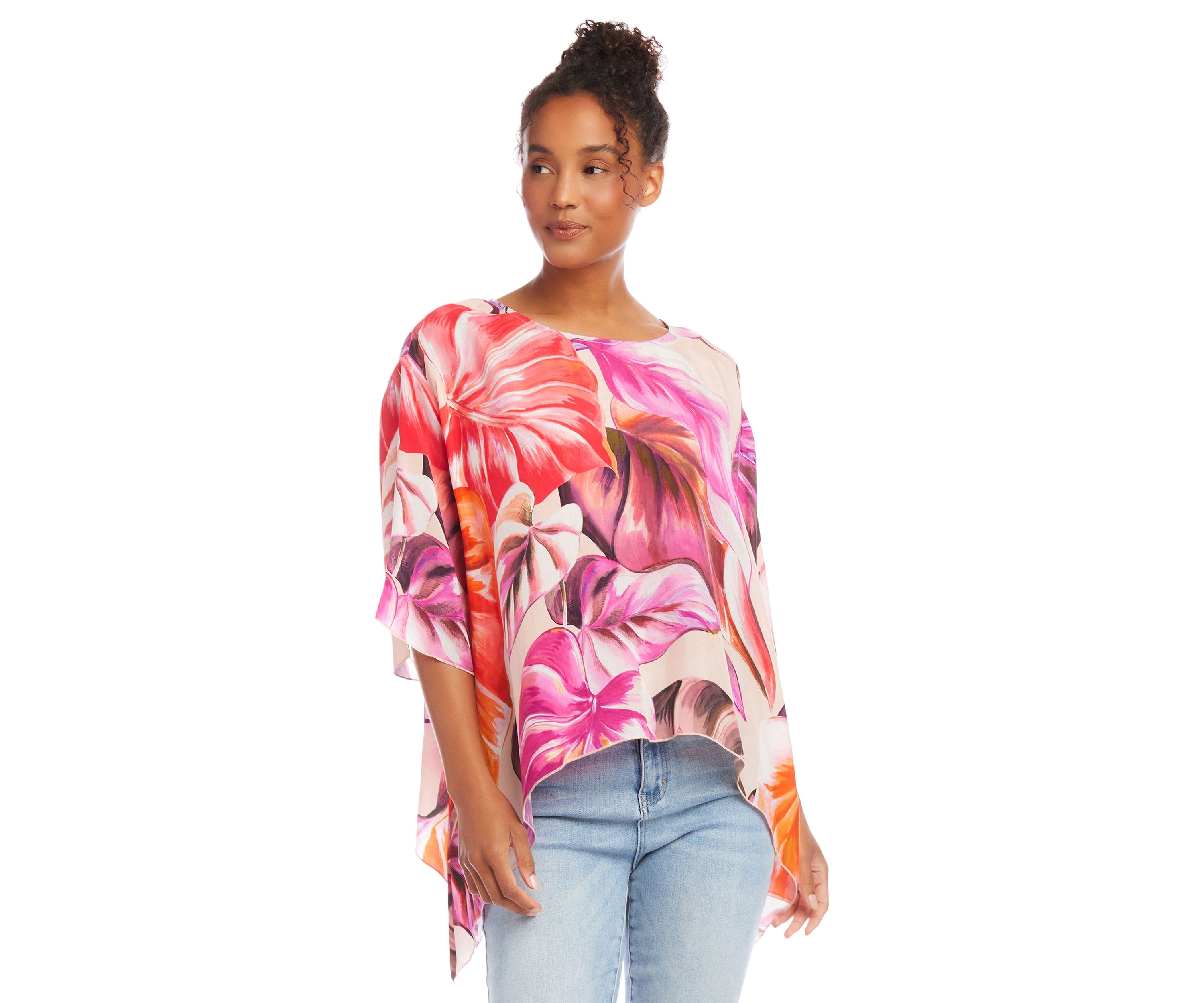 Womens Flare Hem Top