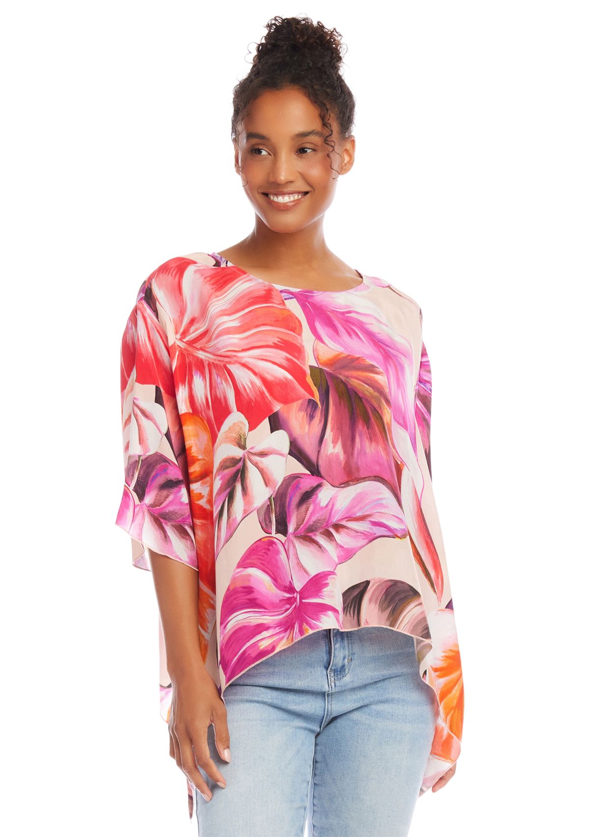 Womens Flare Hem Top