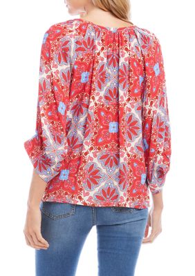 Women's Blouson Sleeve Top