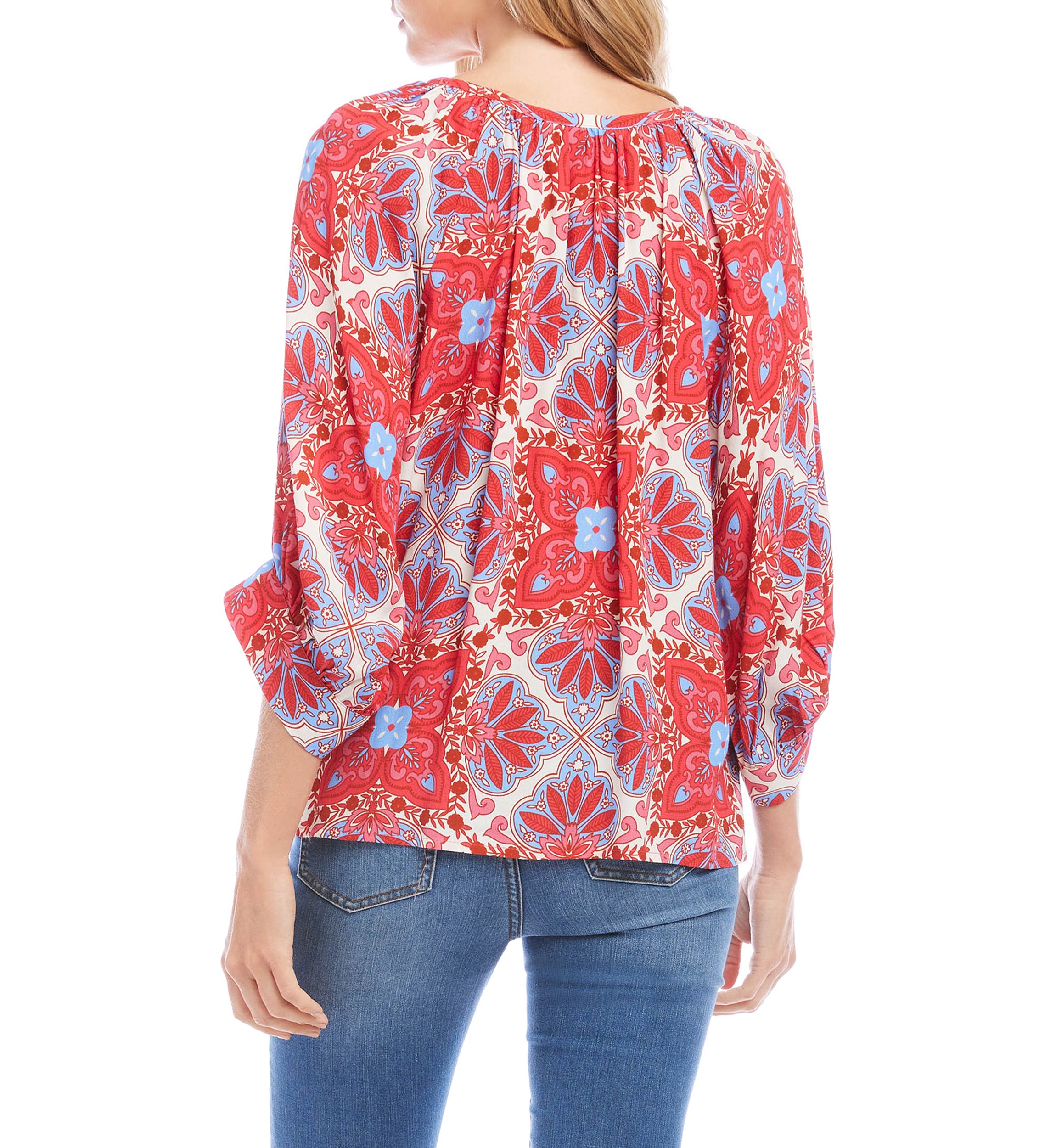 Womens Blouson Sleeve Top