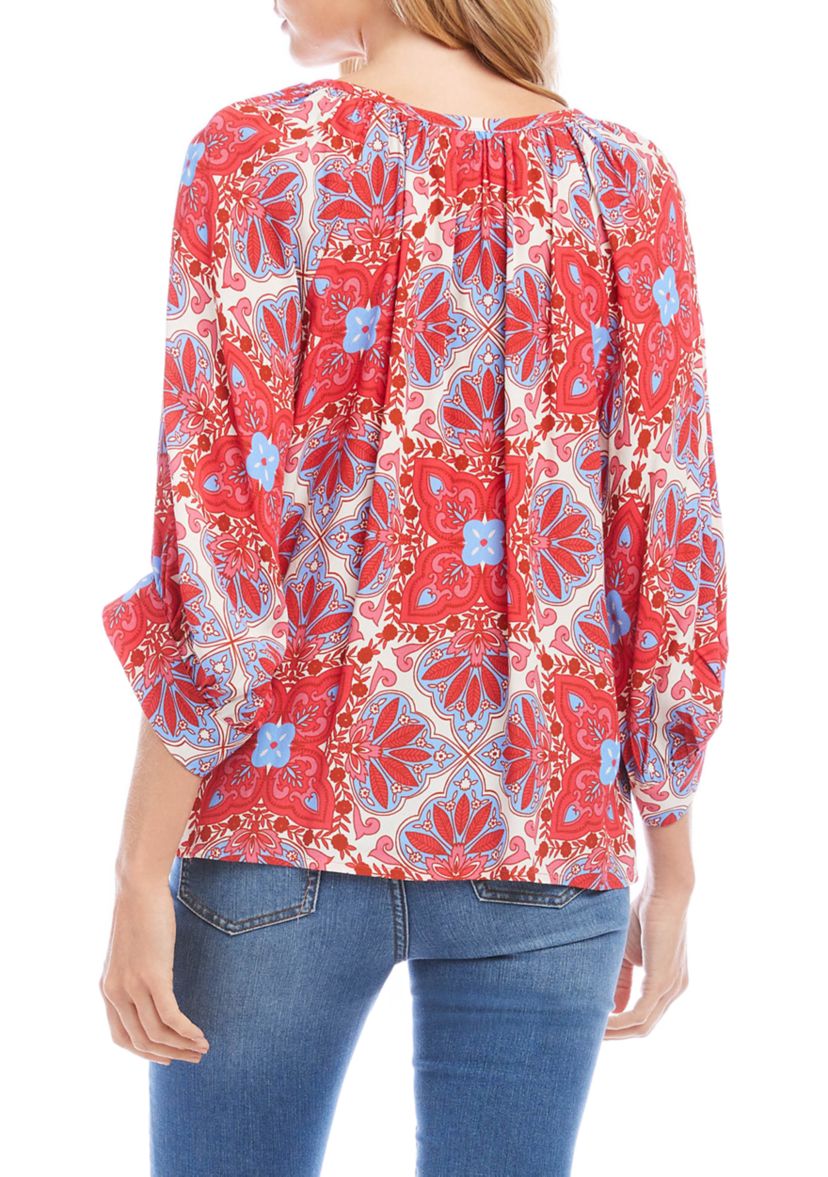 Womens Blouson Sleeve Top