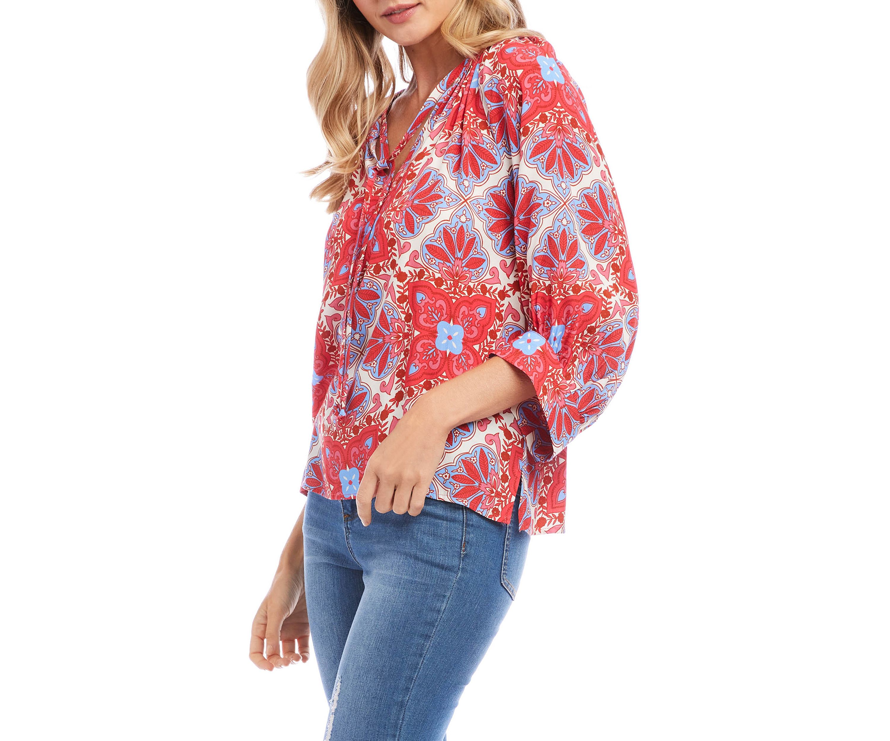Womens Blouson Sleeve Top
