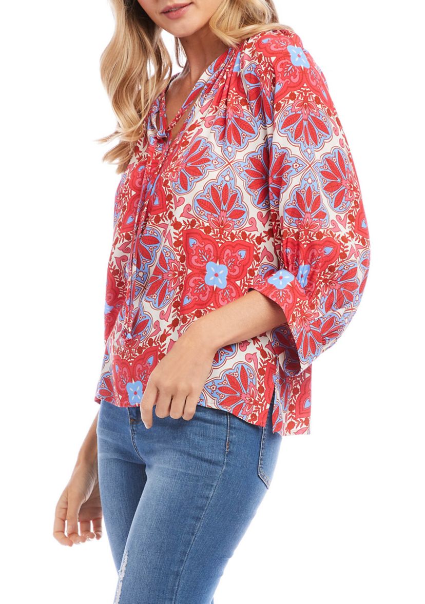 Womens Blouson Sleeve Top