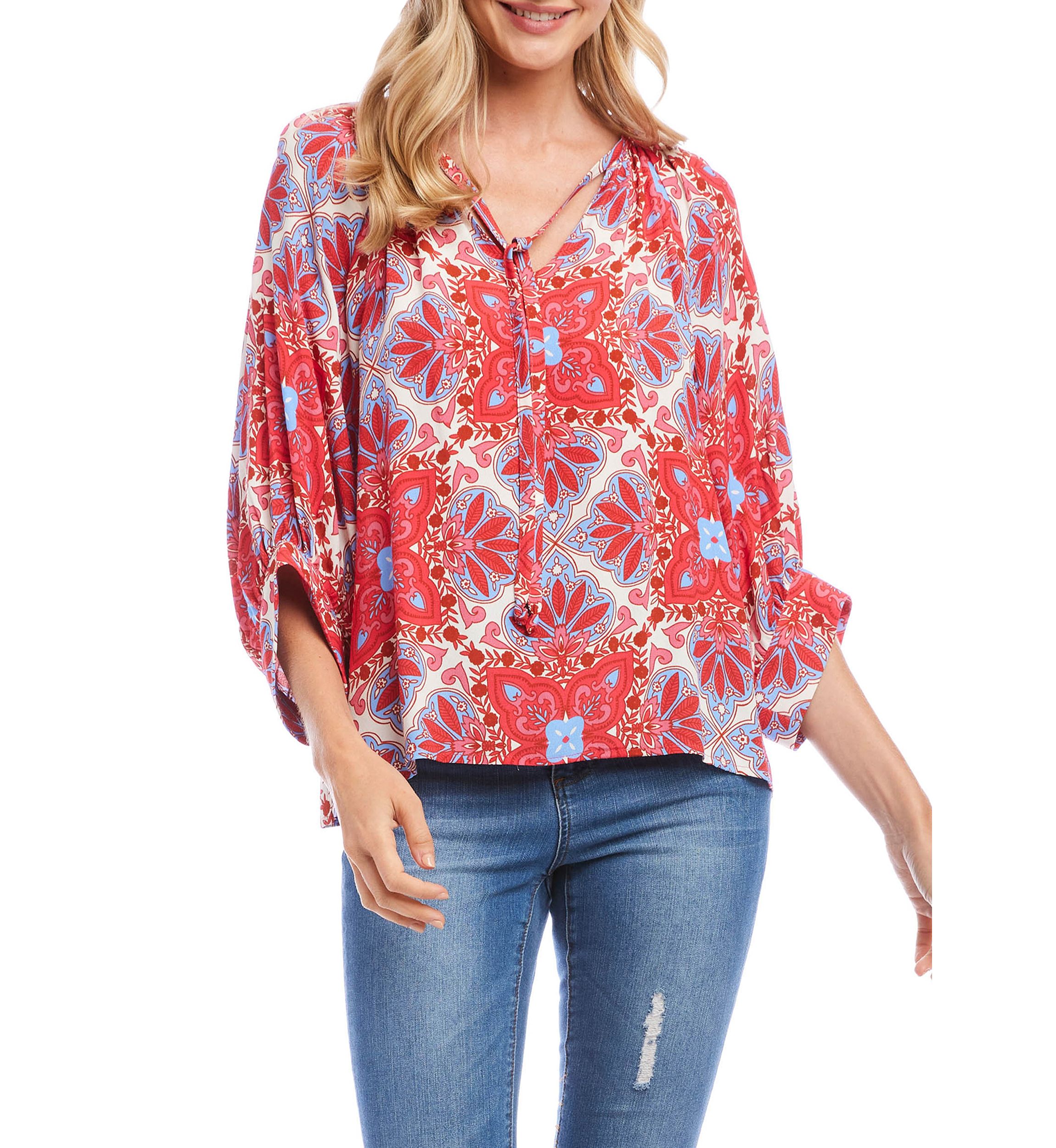 Womens Blouson Sleeve Top