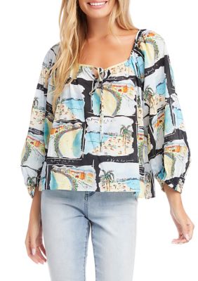 Karen Kane Women's Peasant Top | belk