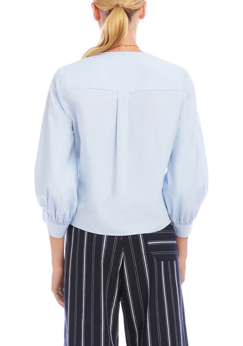 Karen Kane Women's Blouson Sleeve Tie-Front Top | Belk