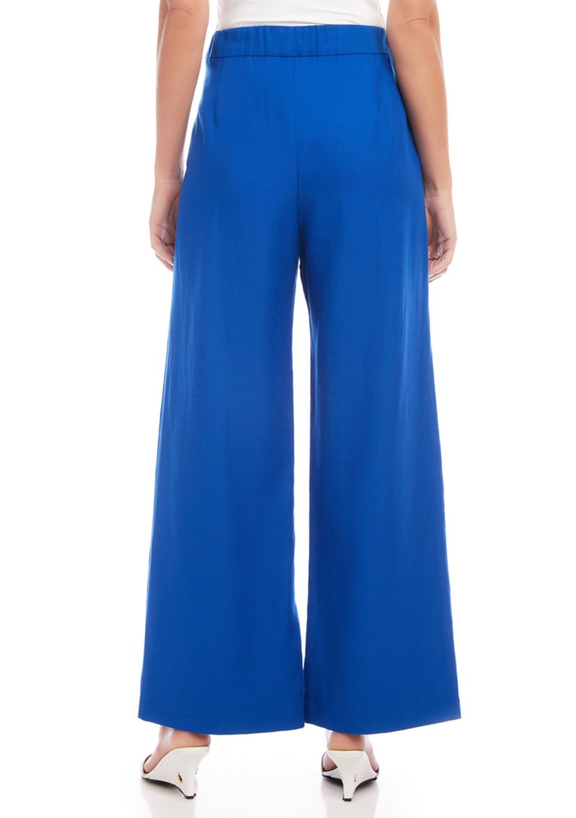 Womens High Waist Pleated Pants