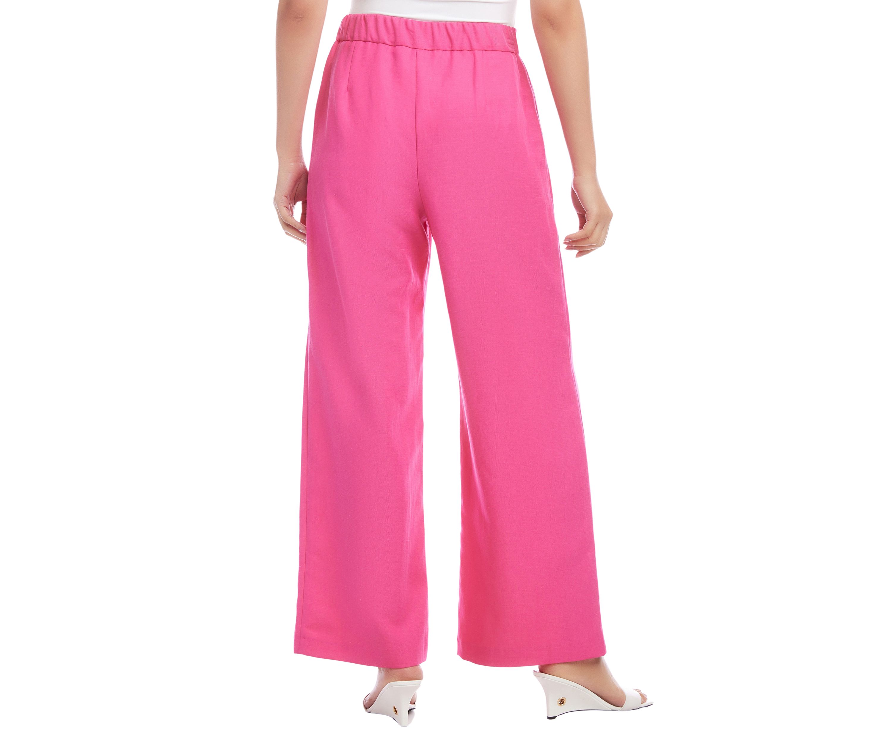 Womens High Waist Pleated Pants