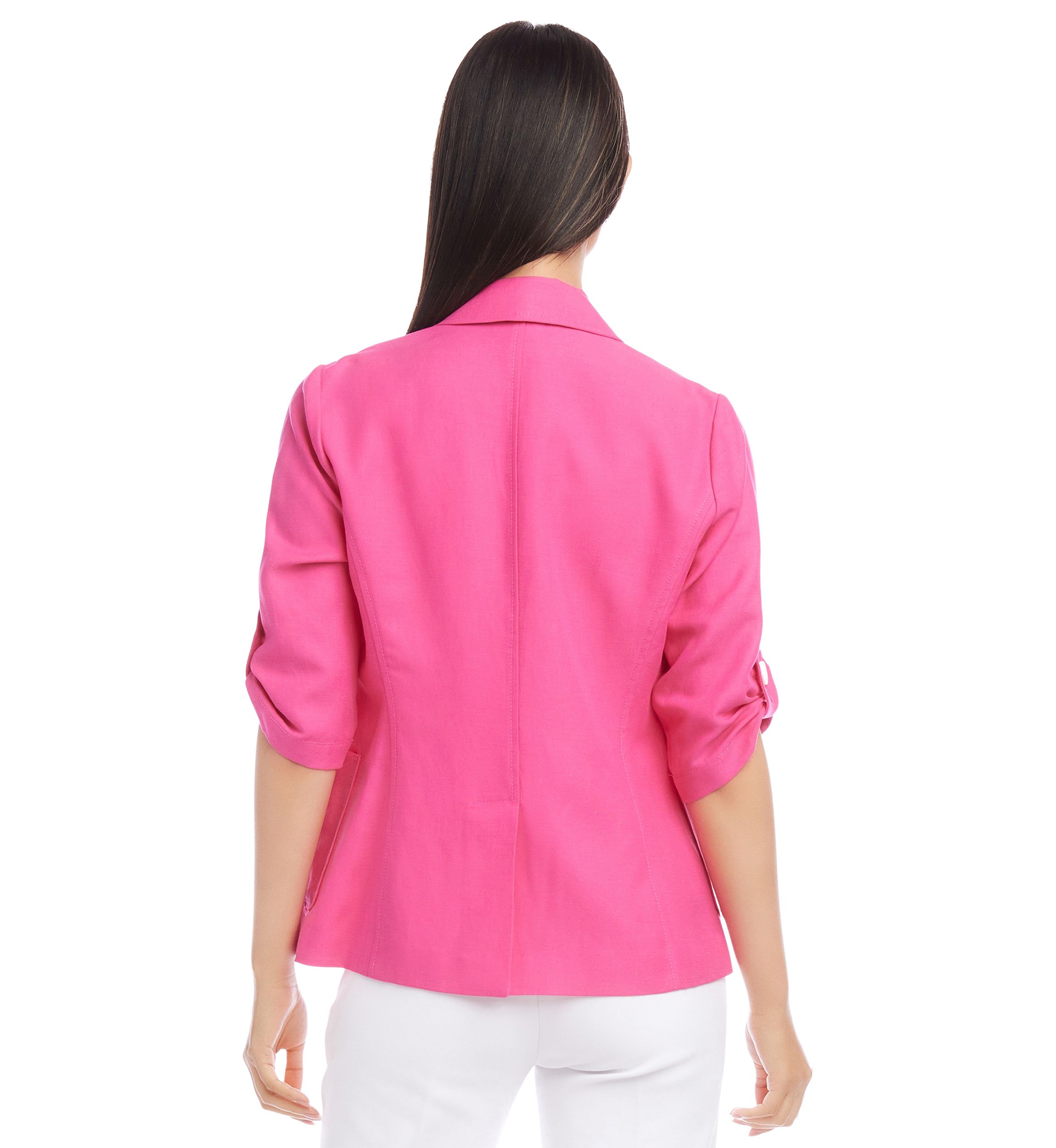 Womens Roll Tab Sleeve Jacket