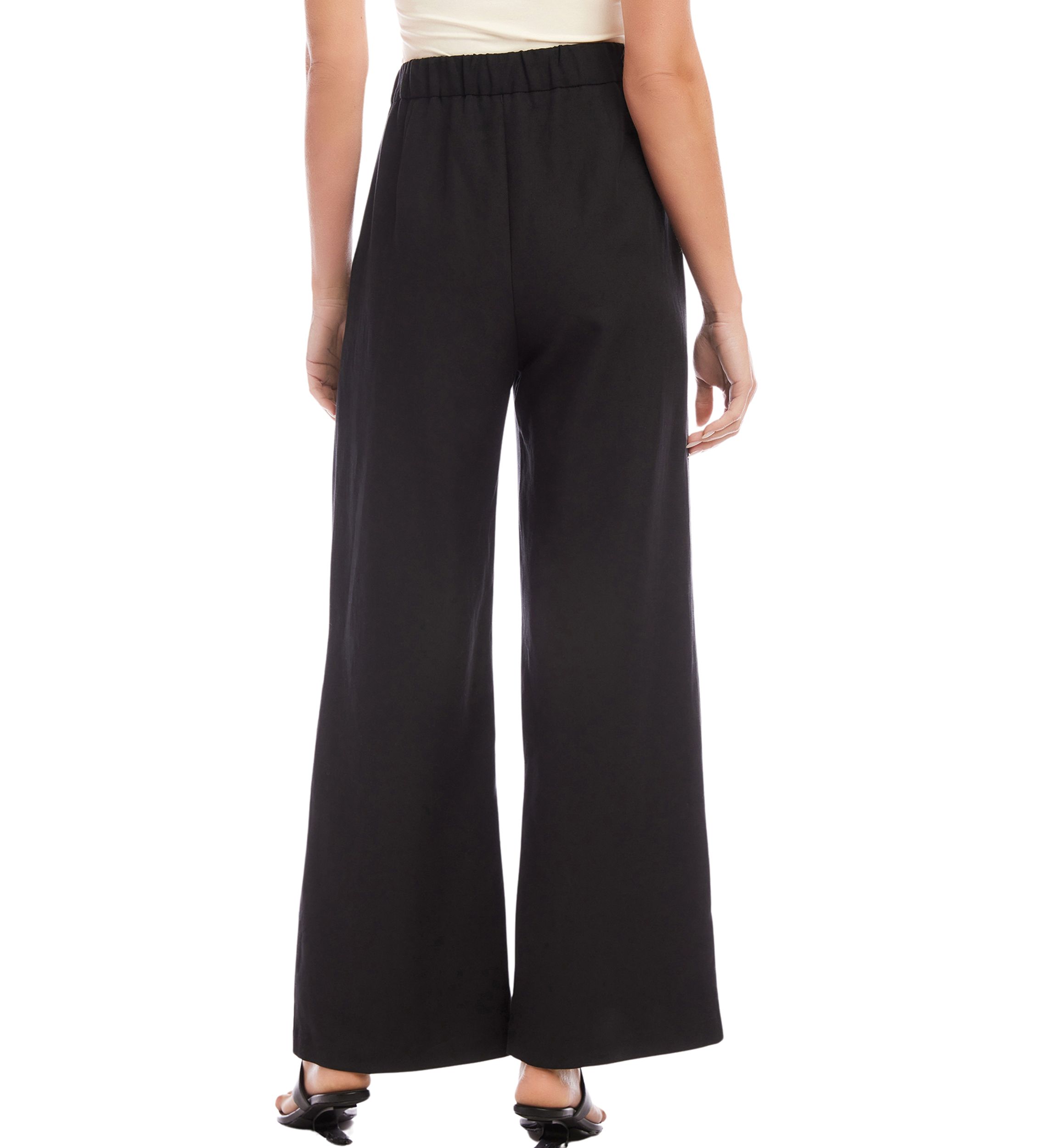 Womens High Waist Pleated Pants