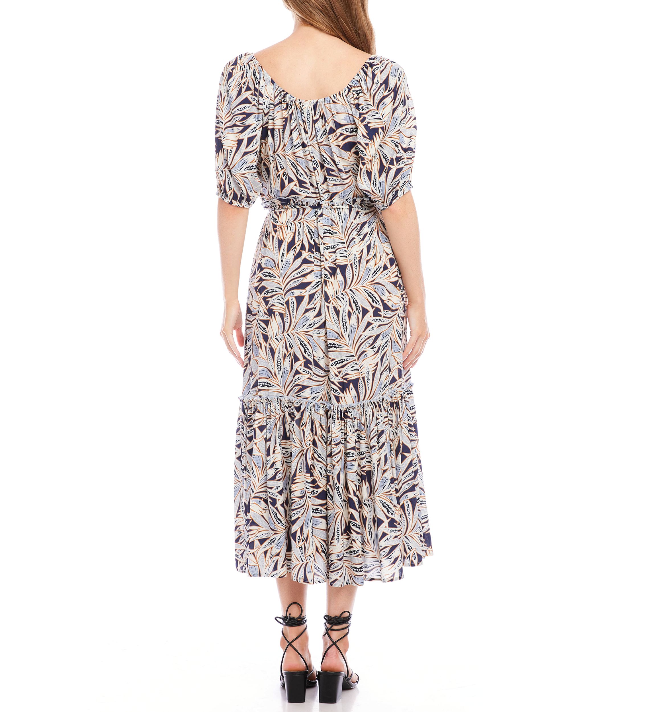 Womens Puff Sleeve Dress