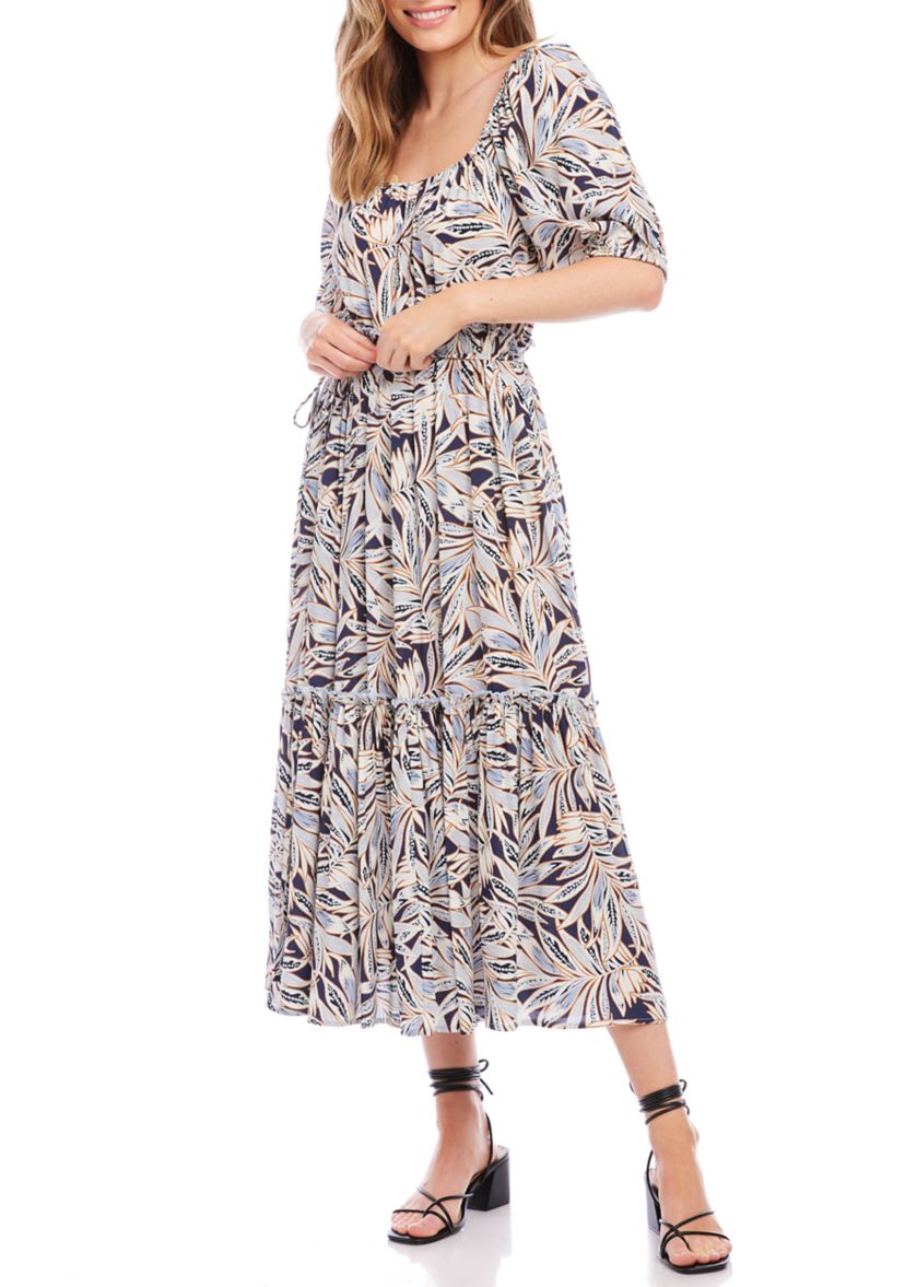 Womens Puff Sleeve Dress