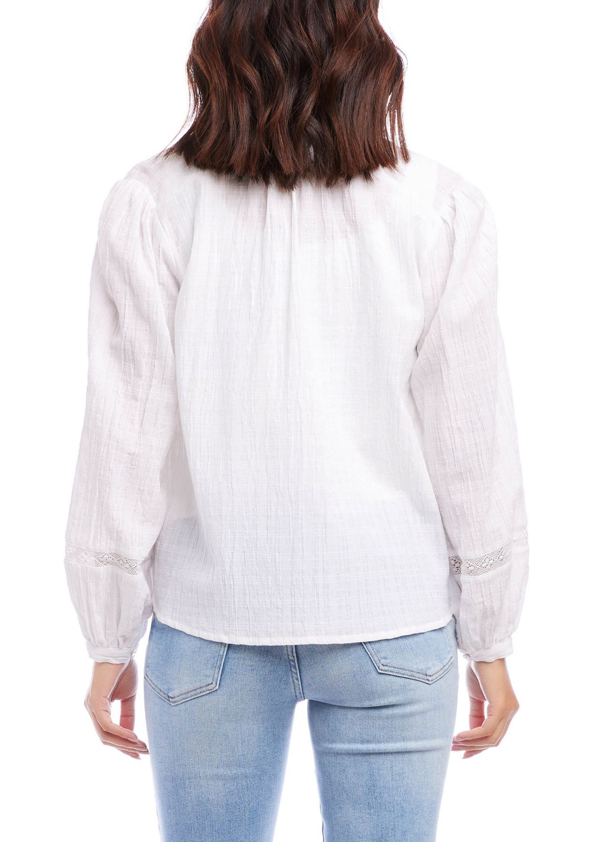 Womens Half Placket Cotton Top
