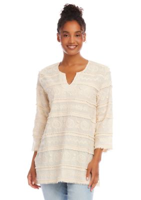 Women's Embroidered Tunic Top