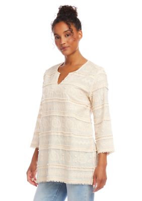 Women's Embroidered Tunic Top