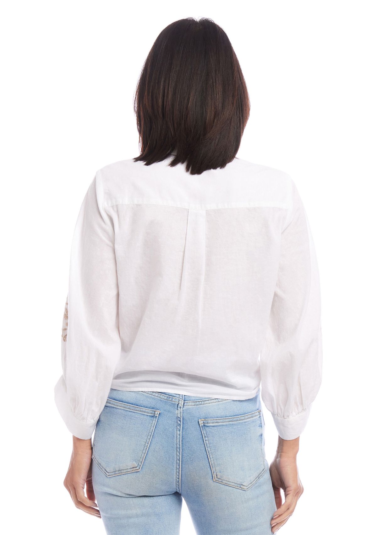 Womens Tie Front Top