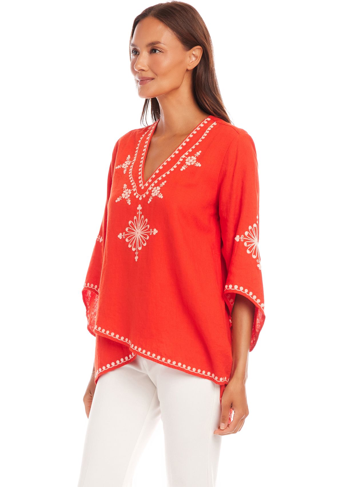 Womens Bracelet Sleeve Asymmetric Top