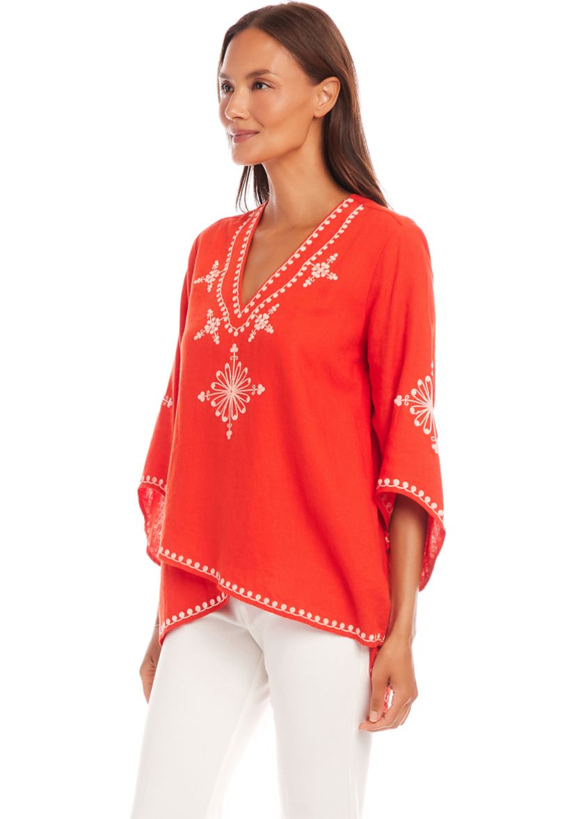 Womens Bracelet Sleeve Asymmetric Top