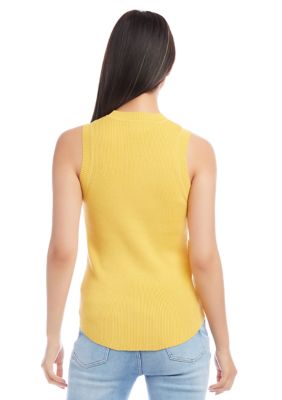 Women's Ribbed Sleeveless Sweater