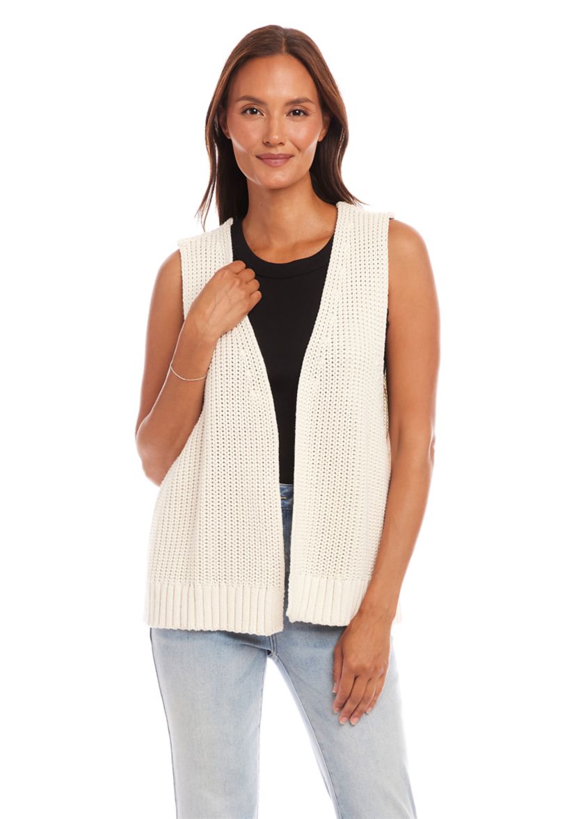 Womens Open Sweater Vest