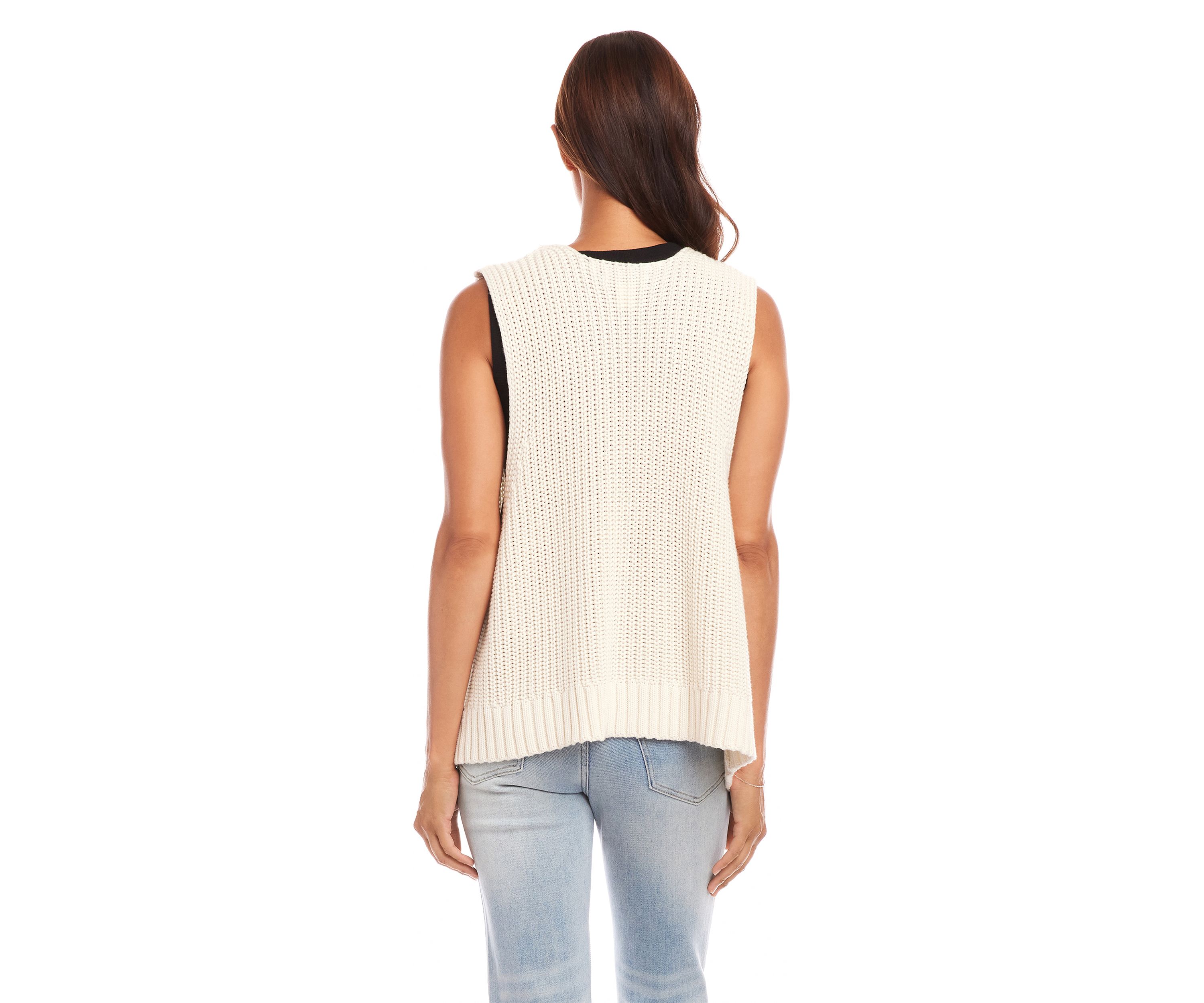 Womens Open Sweater Vest