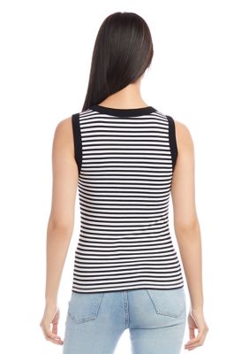 Women's Contrast Stripe Tank Top