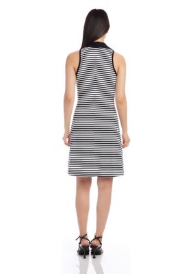 Women's Contrast Collar Dress