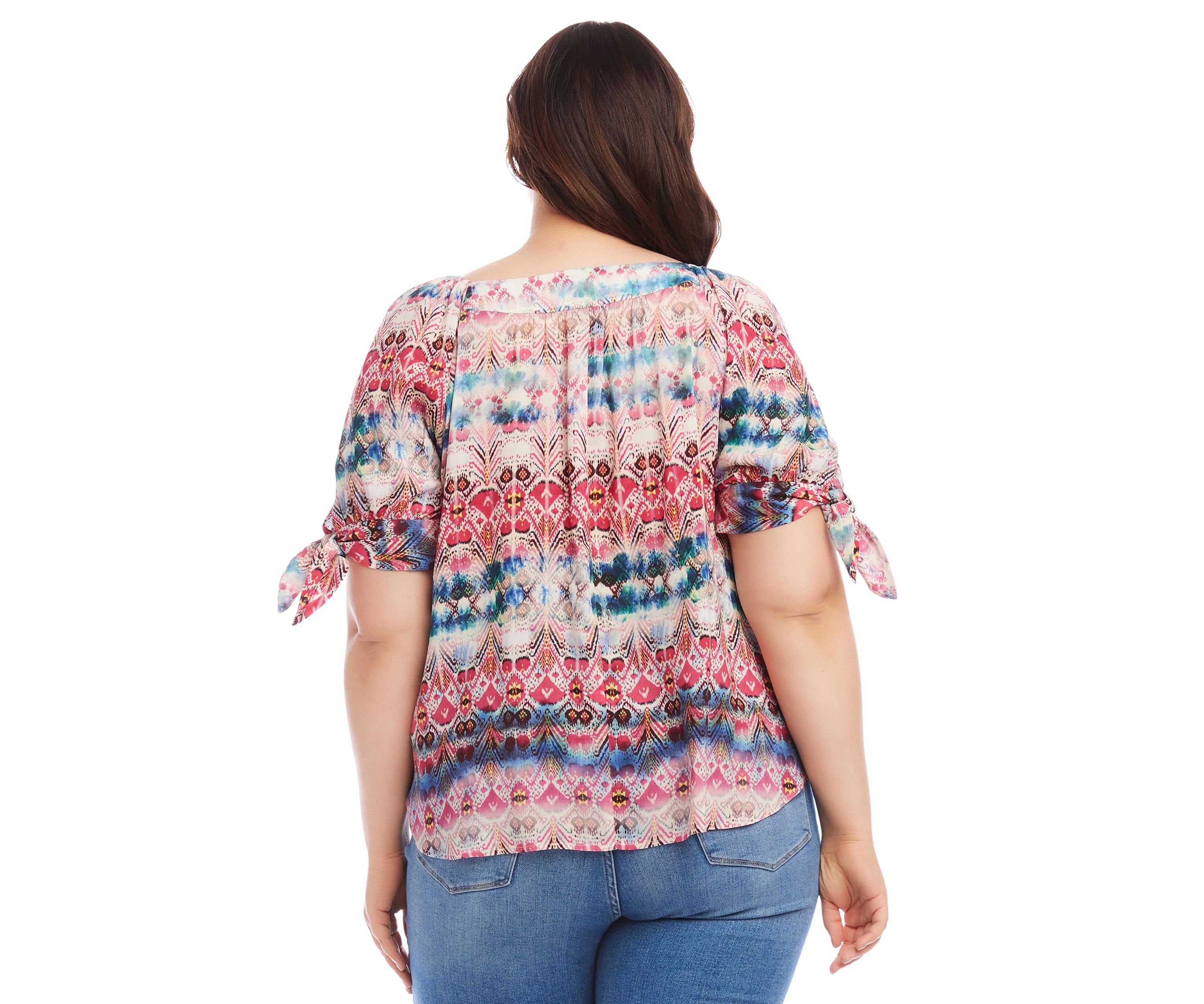 Plus Size Square Neck Top