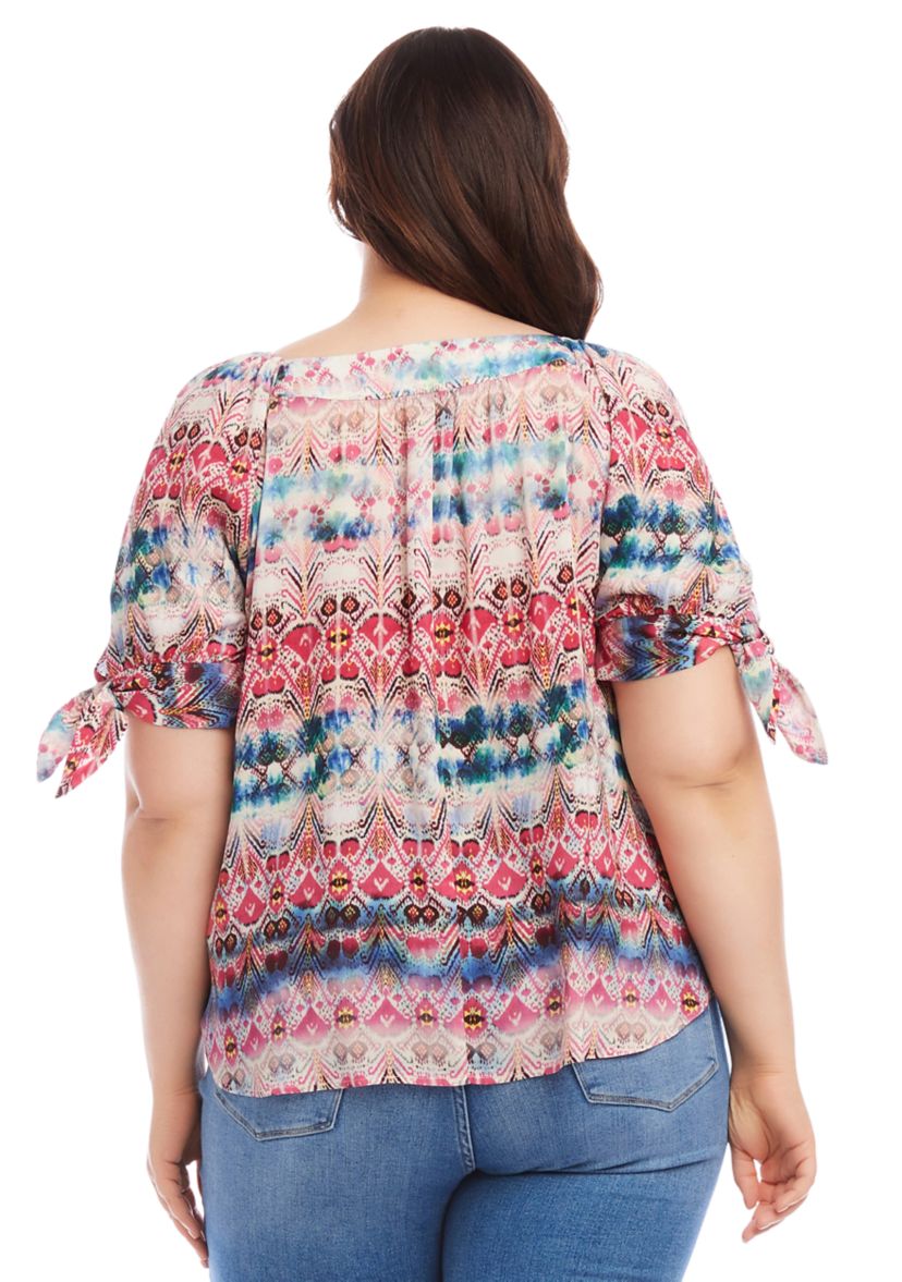 Plus Size Square Neck Top