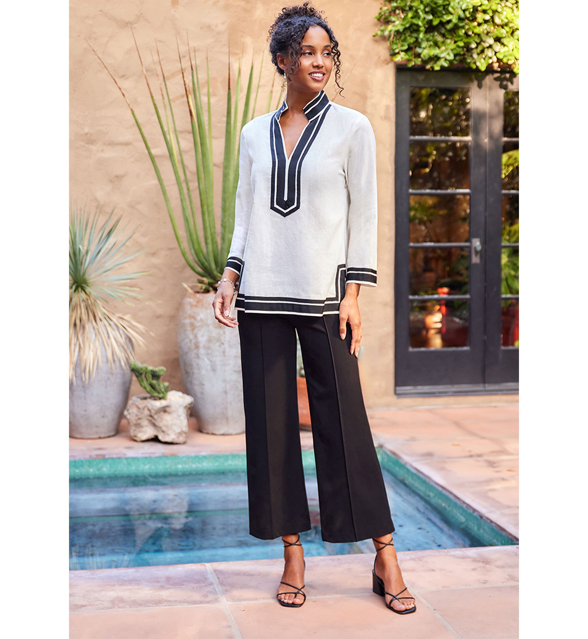 Womens The St. Tropez Tunic Top