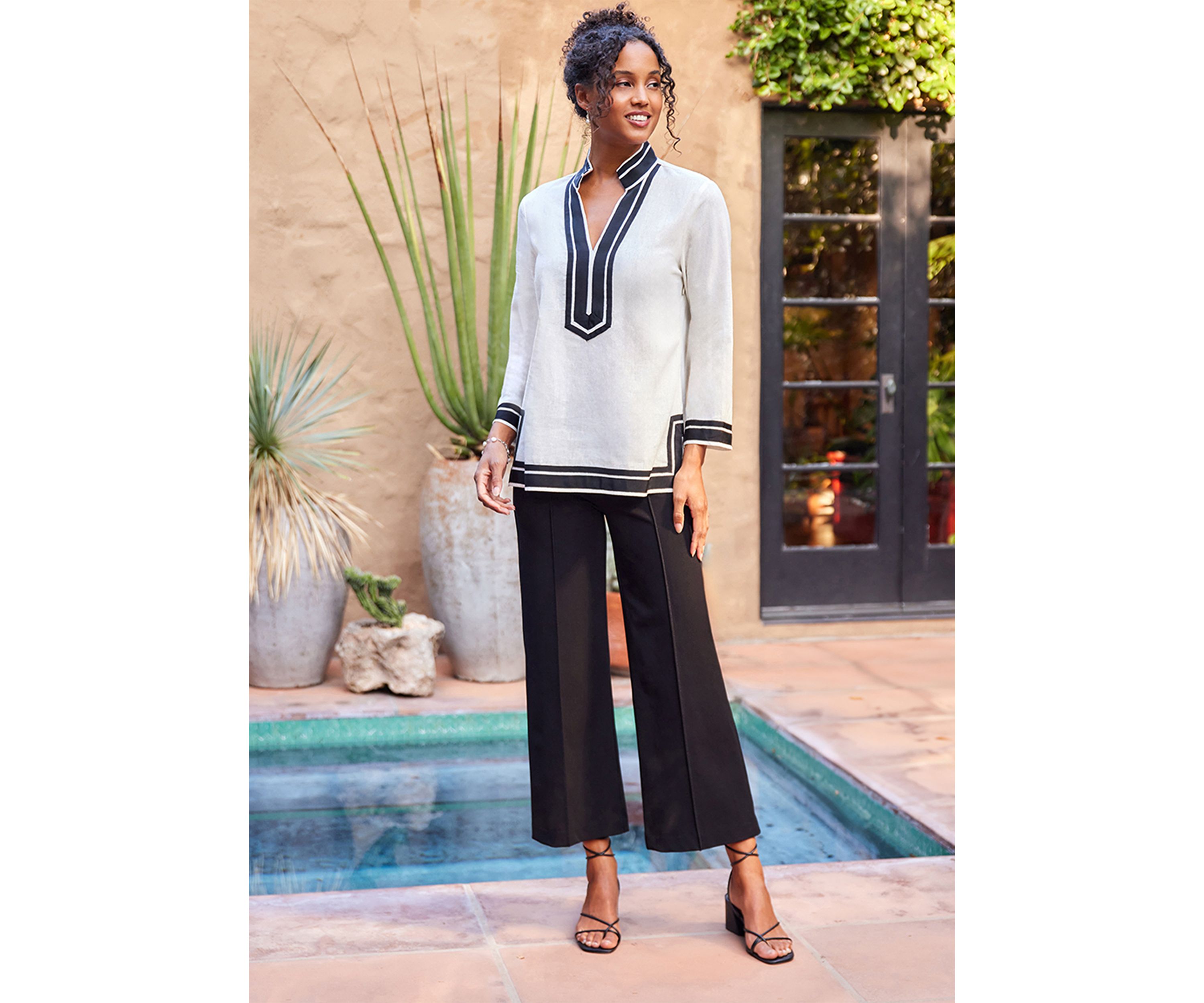 Womens The St. Tropez Tunic Top