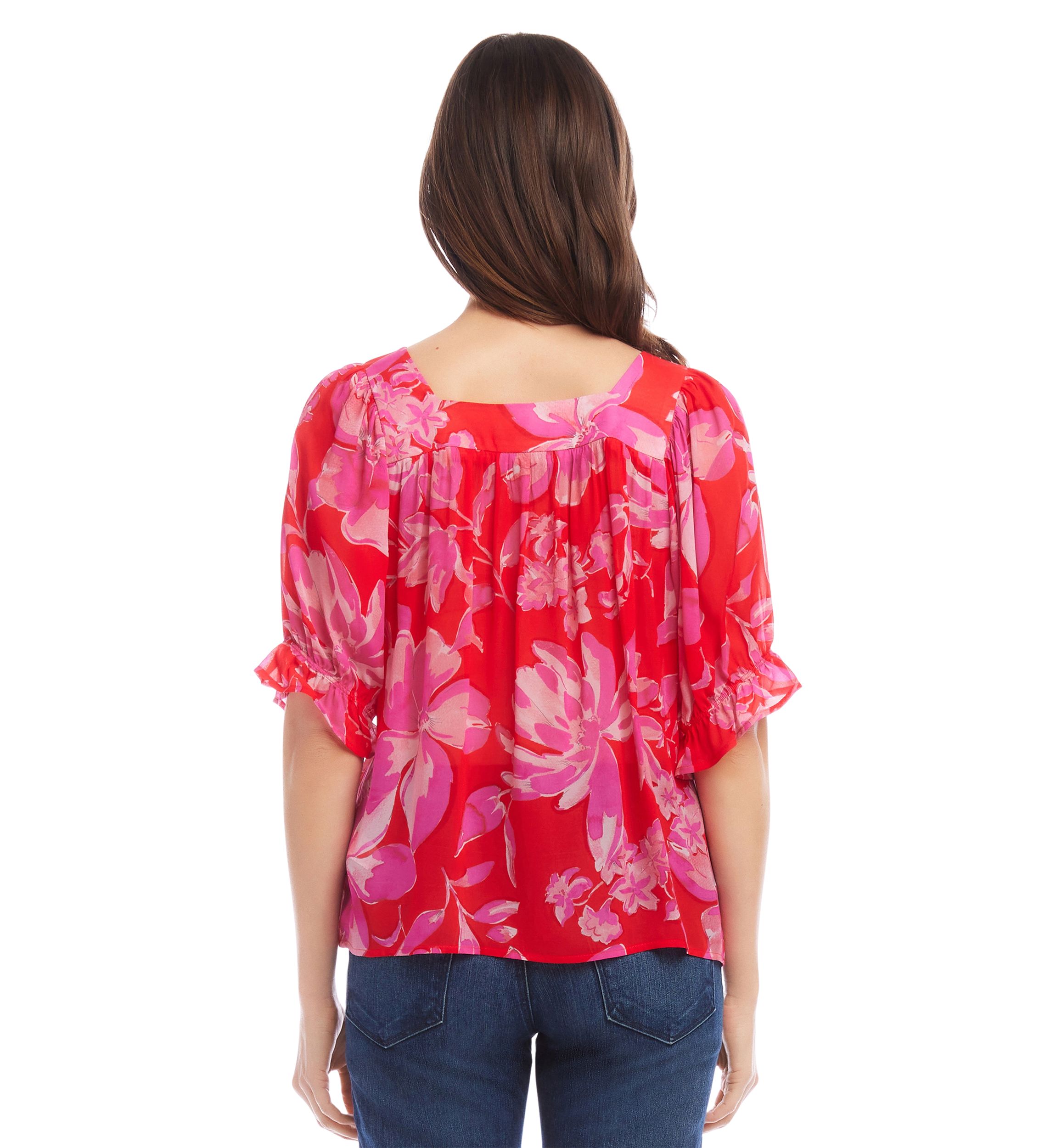 Petite Square Neck Top