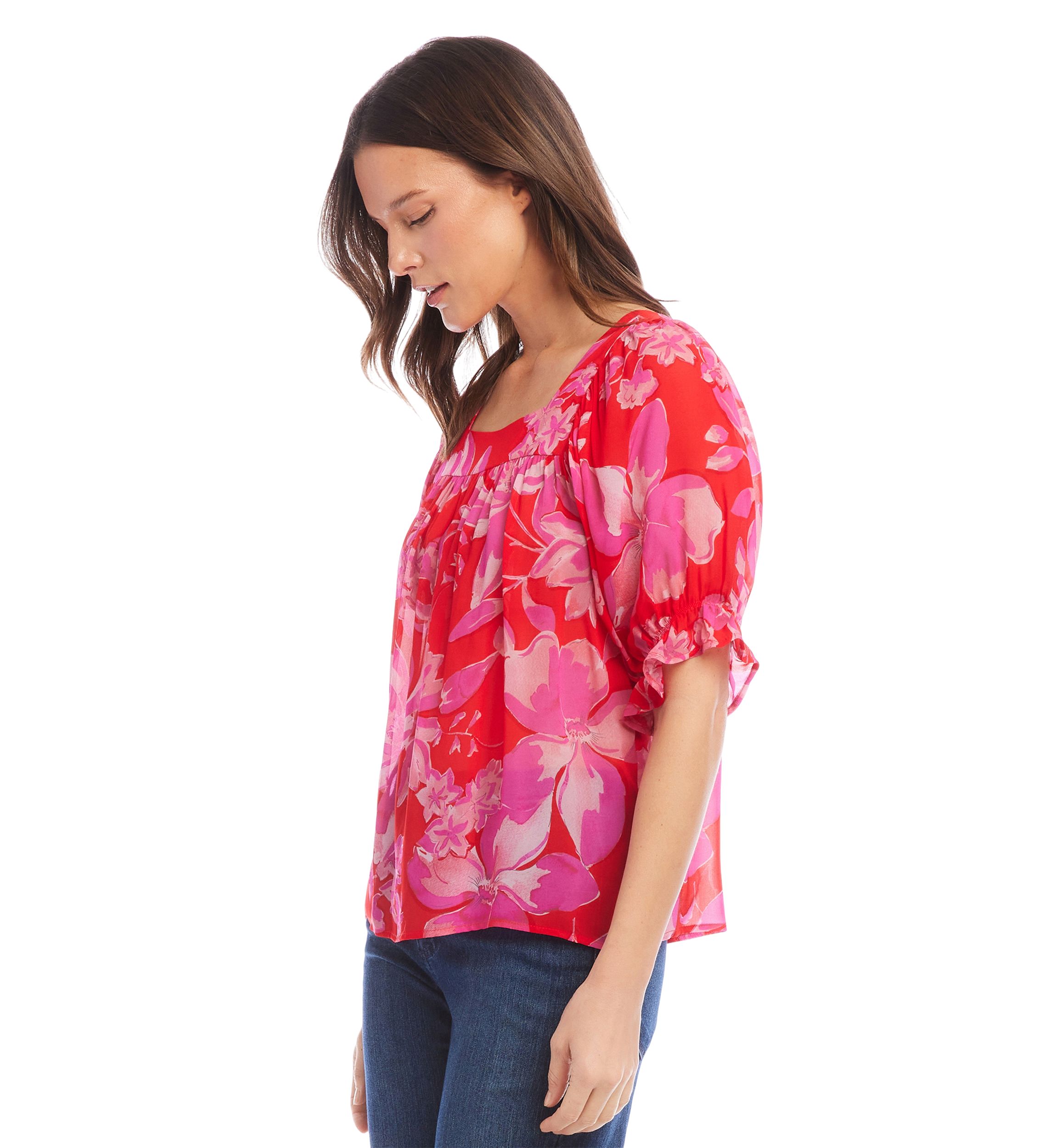 Petite Square Neck Top