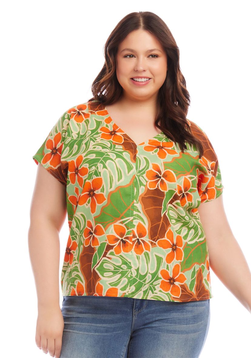 Plus Size Dolman Sleeve Top