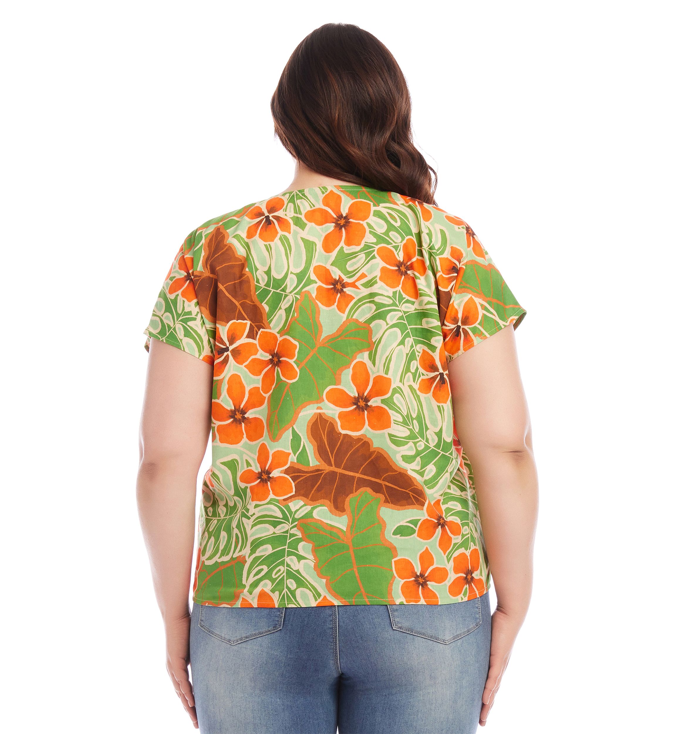 Plus Size Dolman Sleeve Top