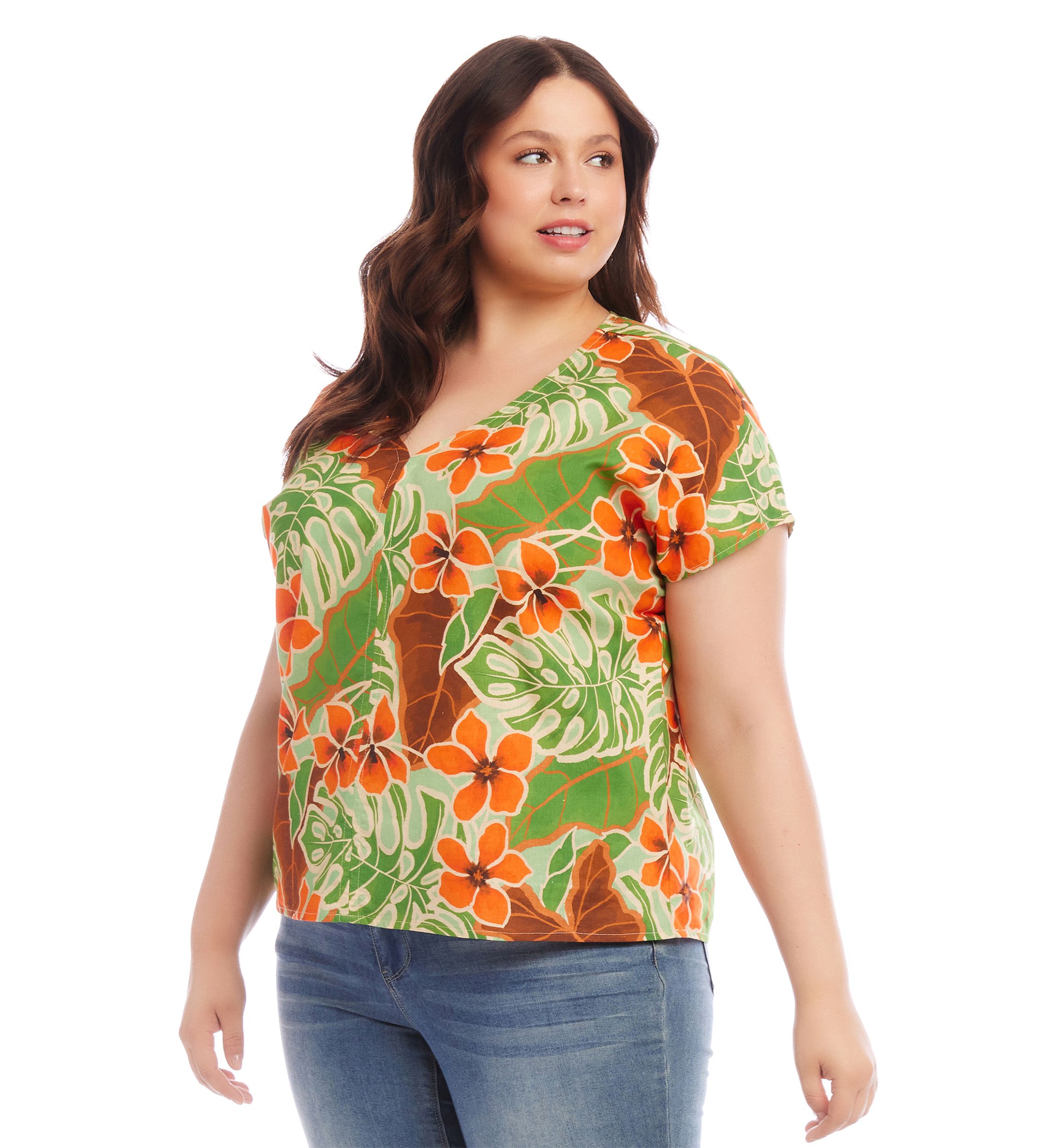 Plus Size Dolman Sleeve Top