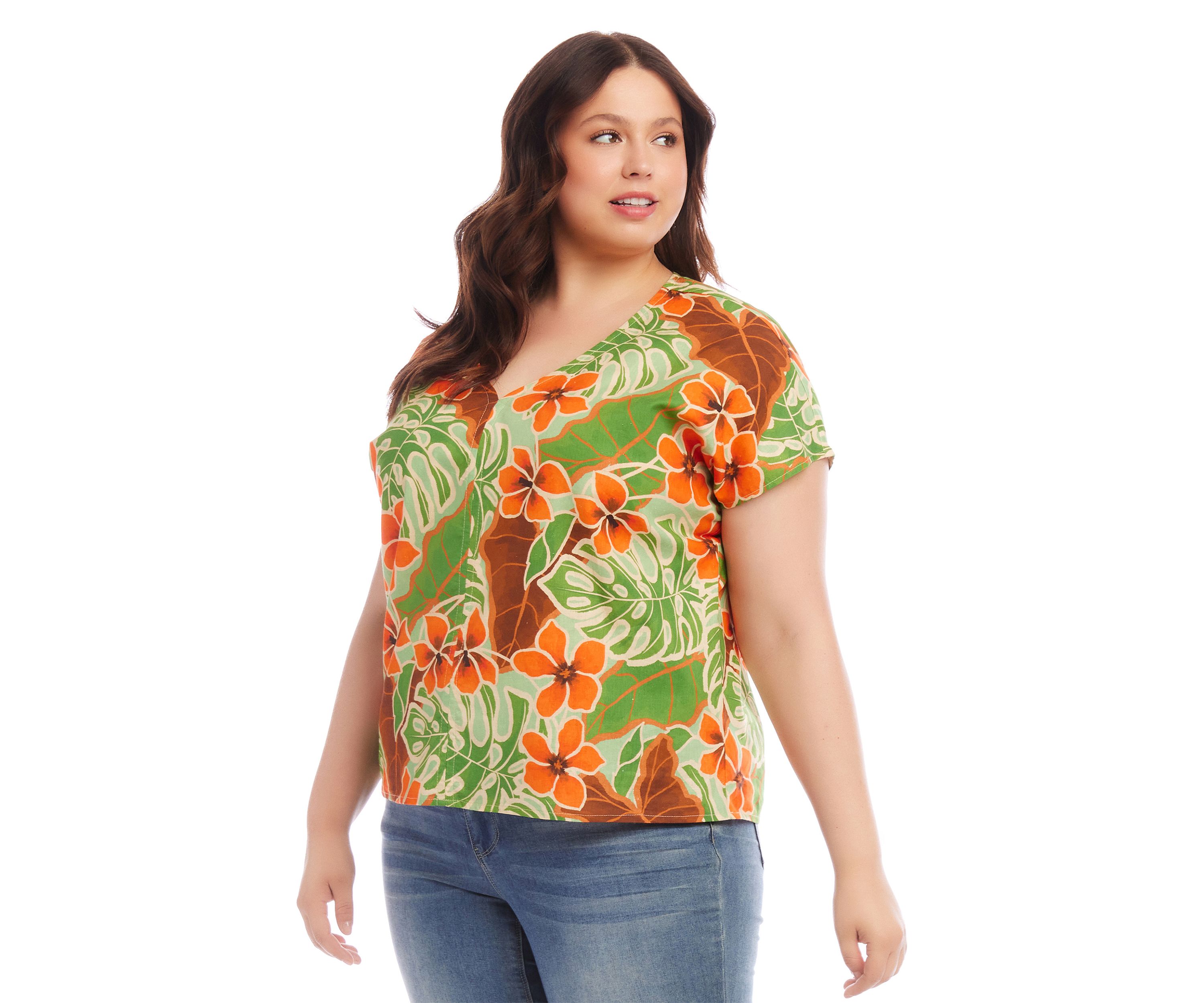 Plus Size Dolman Sleeve Top